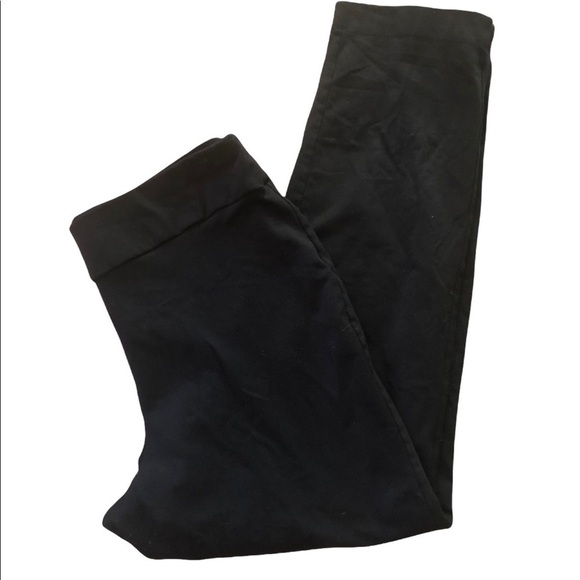 Chico’s Zenergy Black Knit Pull On Legging Size 1/M Stretchy Casual Errands - Picture 3 of 4